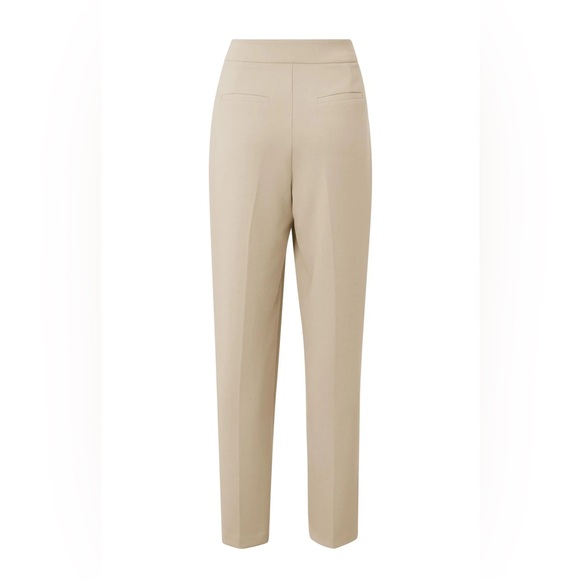 NWOT! New! Beige high waisted pleated Yaya trousers - Picture 2 of 9